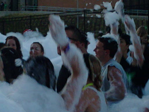 college foam party