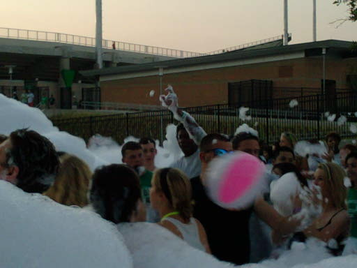 night club foam party