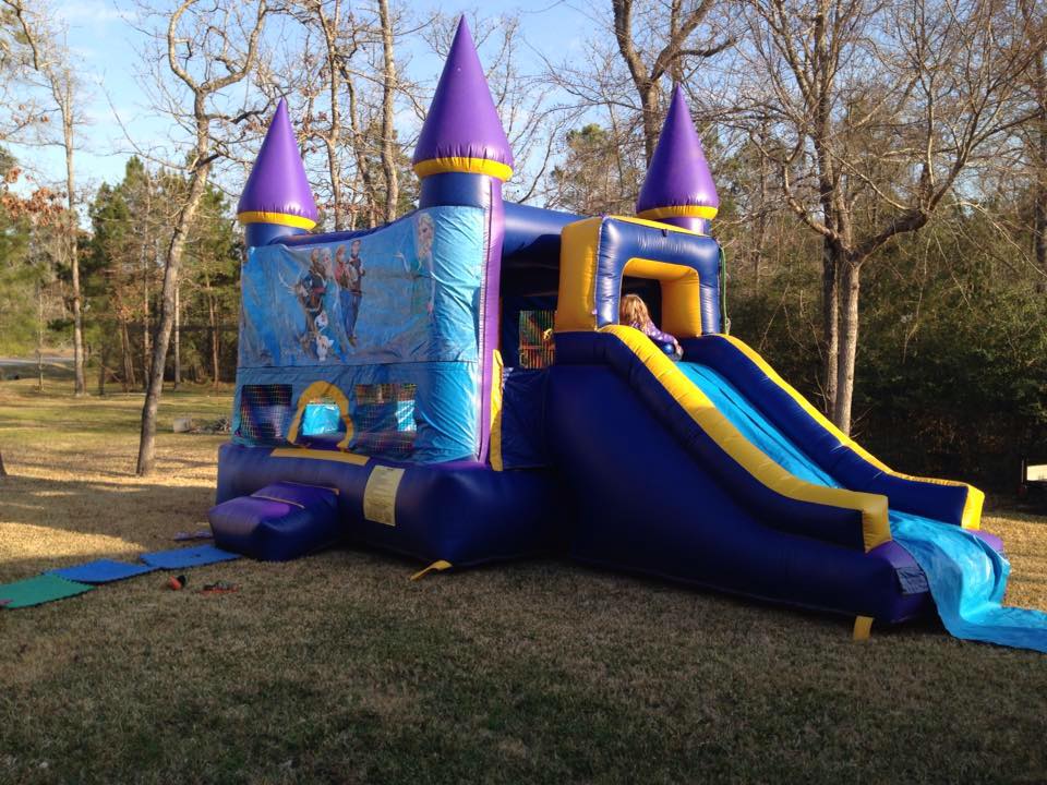 frozen bounce house