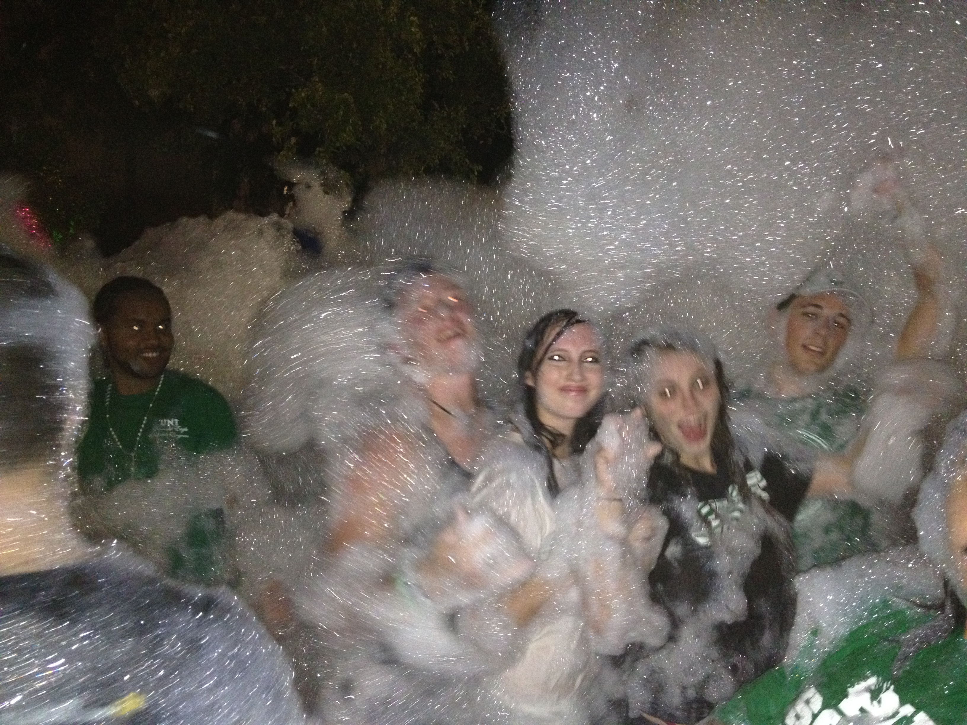 college foam party