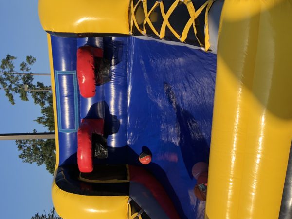 inflatable basketball goal