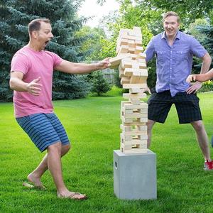 ymca themed jumbo jenga game