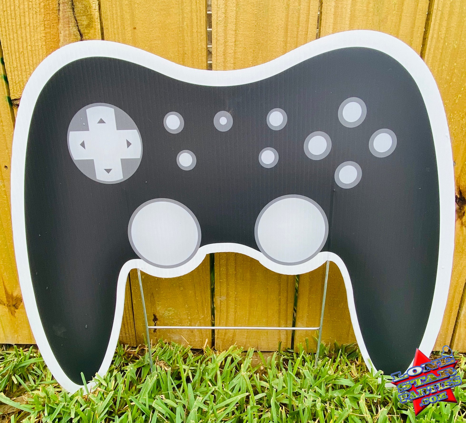 Video Game Yard Signs - Lone Star Parties - The Woodlands Party Rentals  -Houston, Spring, Woodlands
