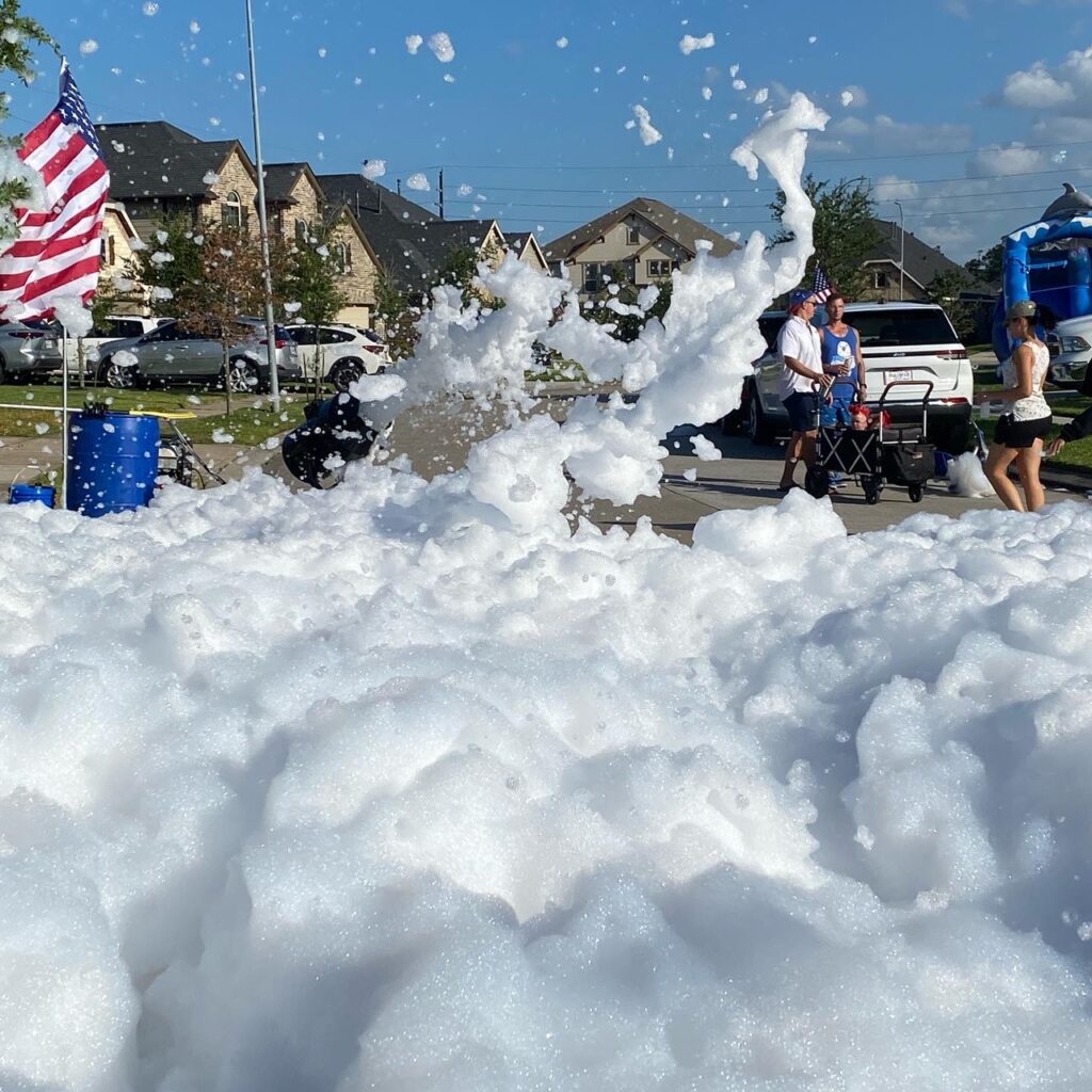 foam cannon party