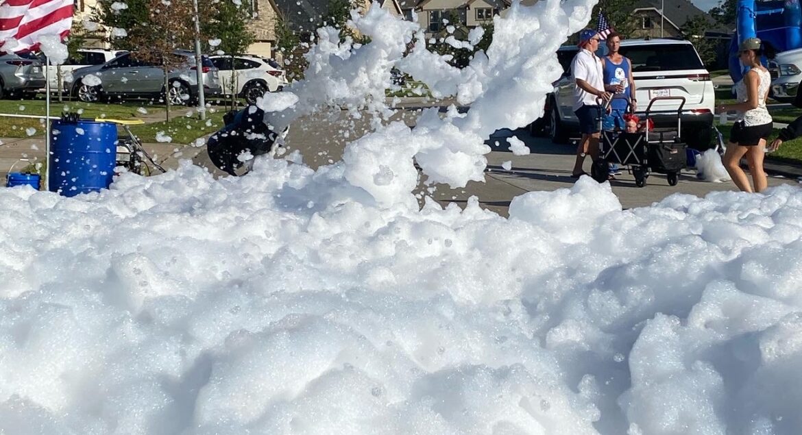 foam cannon party