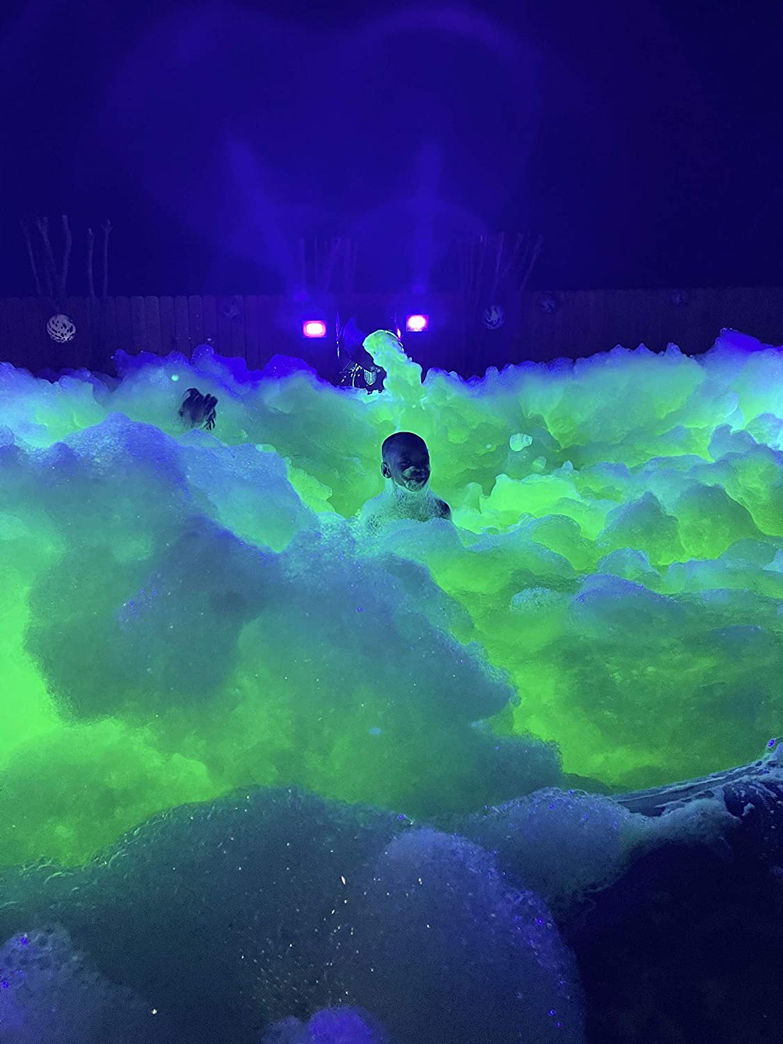 uv glow foam party