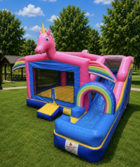 Unicorn bounce house