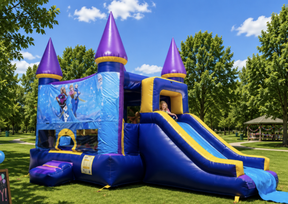 Frozen Bounce House Combo
