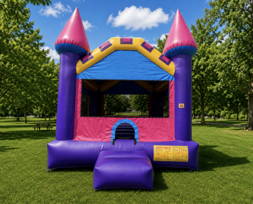Regular Bounce House - Purple and Pink