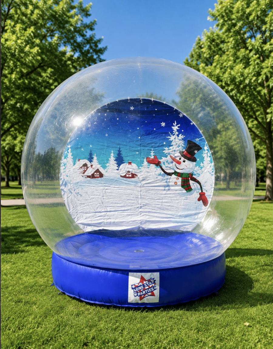 giant snow globe