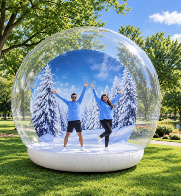 Large Human Snow Globe