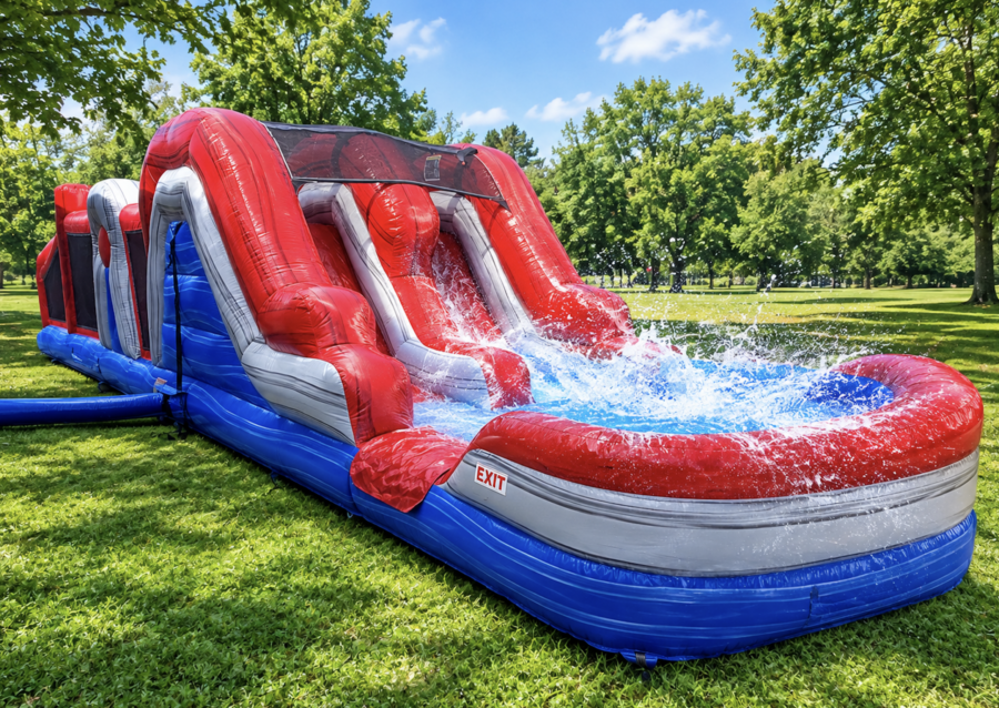 kids water obstacle